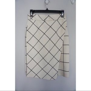 Zara black and white skirt